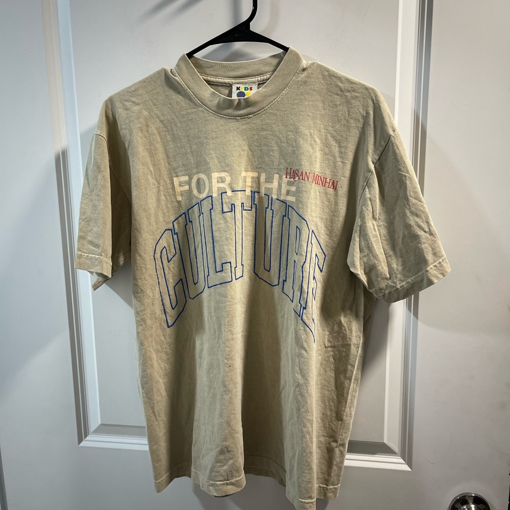 Kids Of Immiorants Beige 'For The Culture' Short Sleeve Graphic Tee - Picture 2 of 9